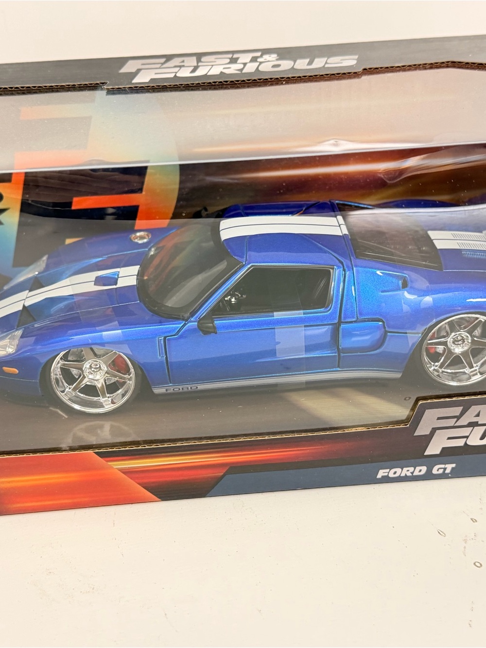 Jada Ford GT Die-Cast Toy Car - Blue